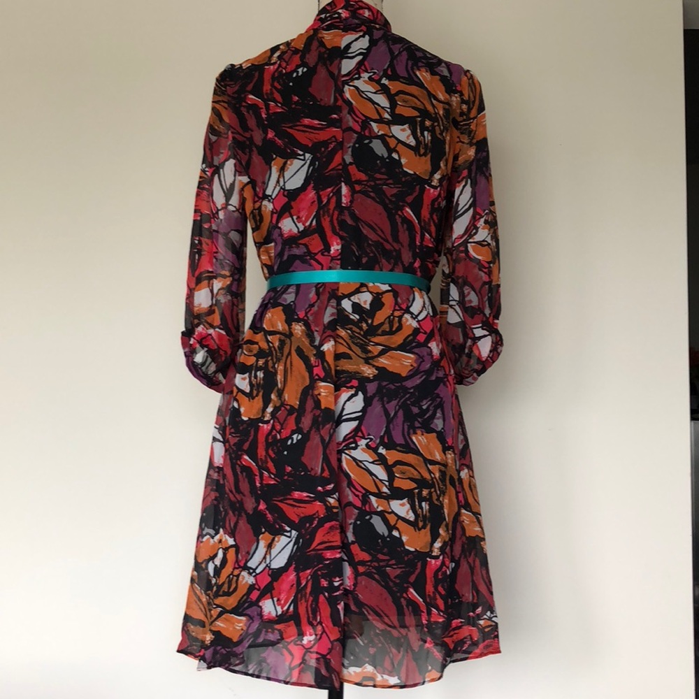 Flattering Gorgeous Tunic Dress with necktie - Picture 5 of 8